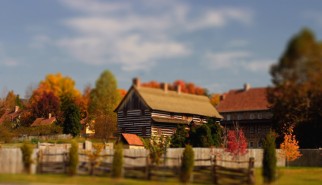 Old Salem with Depth of Field effect