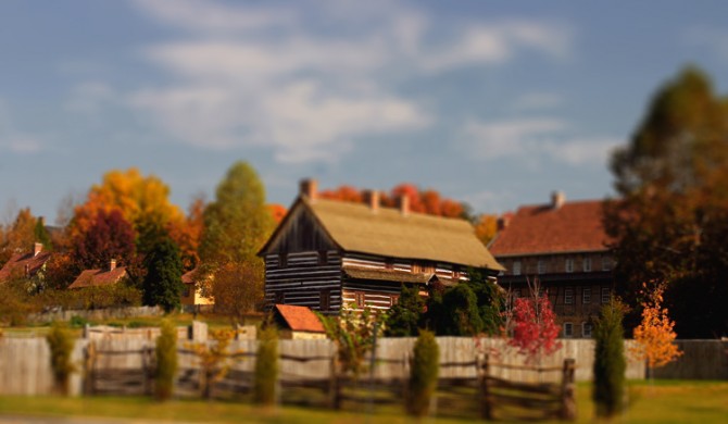 Old Salem with Depth of Field effect Old Salem with Depth of Field effect